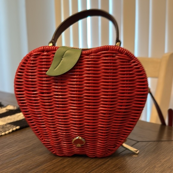 Kate Spade Honeycrips Apple Basket Crossbody Bag; EUC, Like New! - Picture 13 of 13